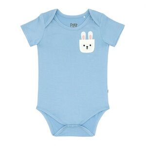 Little Sleepies Lake Blue Pocket Bodysuit, Size 18-24 Months